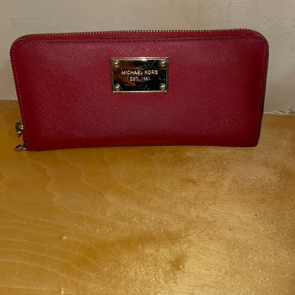 MICHAEL Michael Kors Handbags - Michael Kors Wallet Red